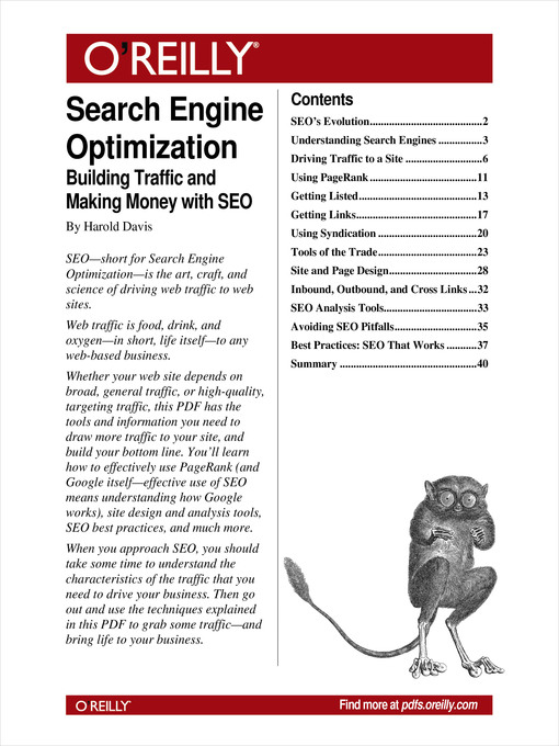 Title details for Search Engine Optimization by Harold Davis - Wait list